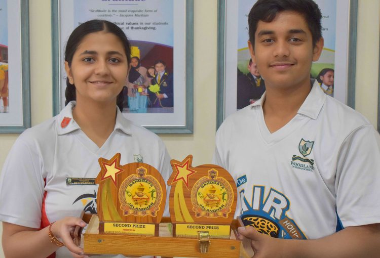 Ryan Raj Singh of Grade 9 and Vidhita Sharma of Grade 10 