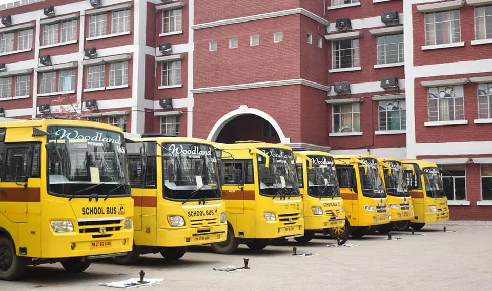 Students at Woodland Overseas School