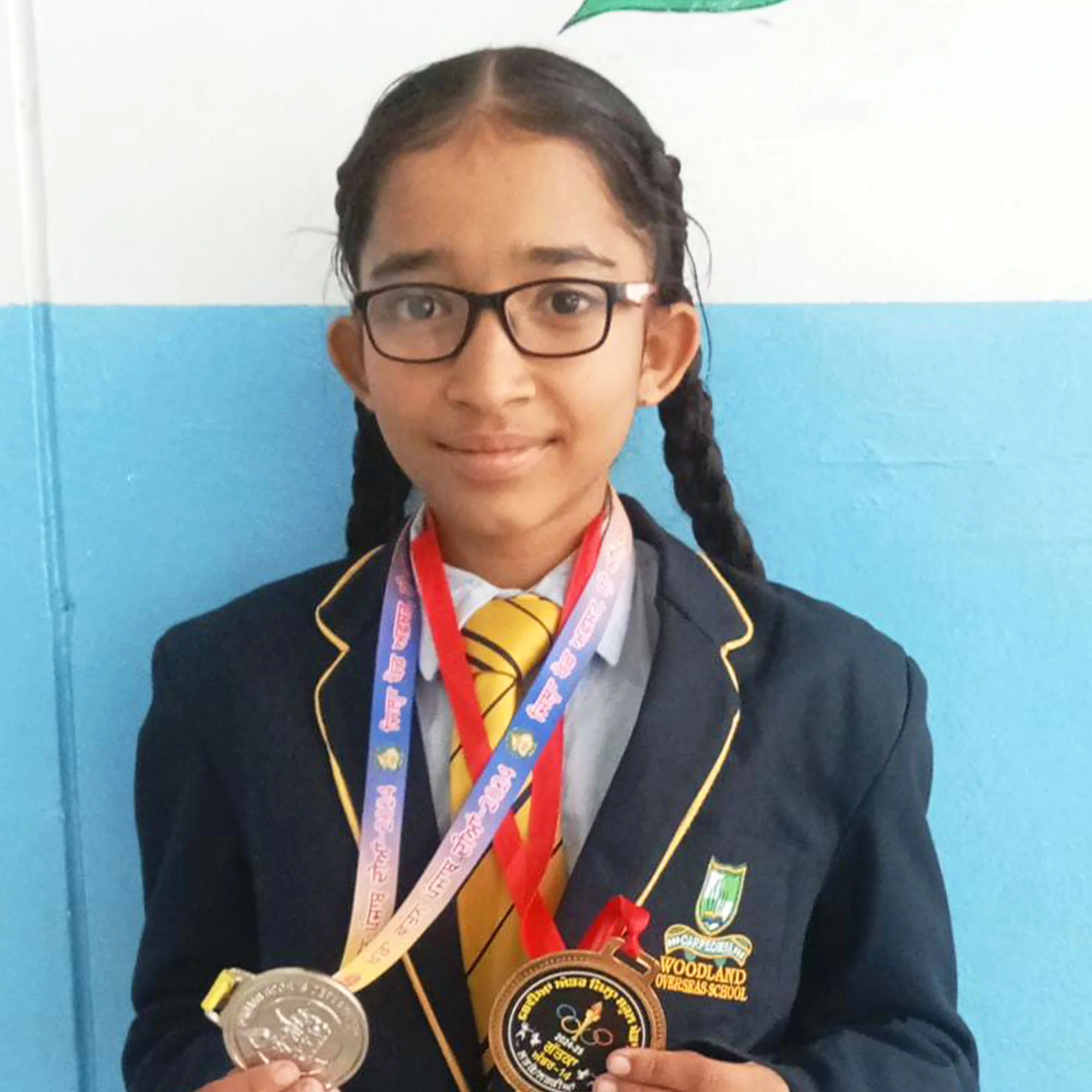 Agamjot Kaur Waraich, a proud Woodlander of Grade 8