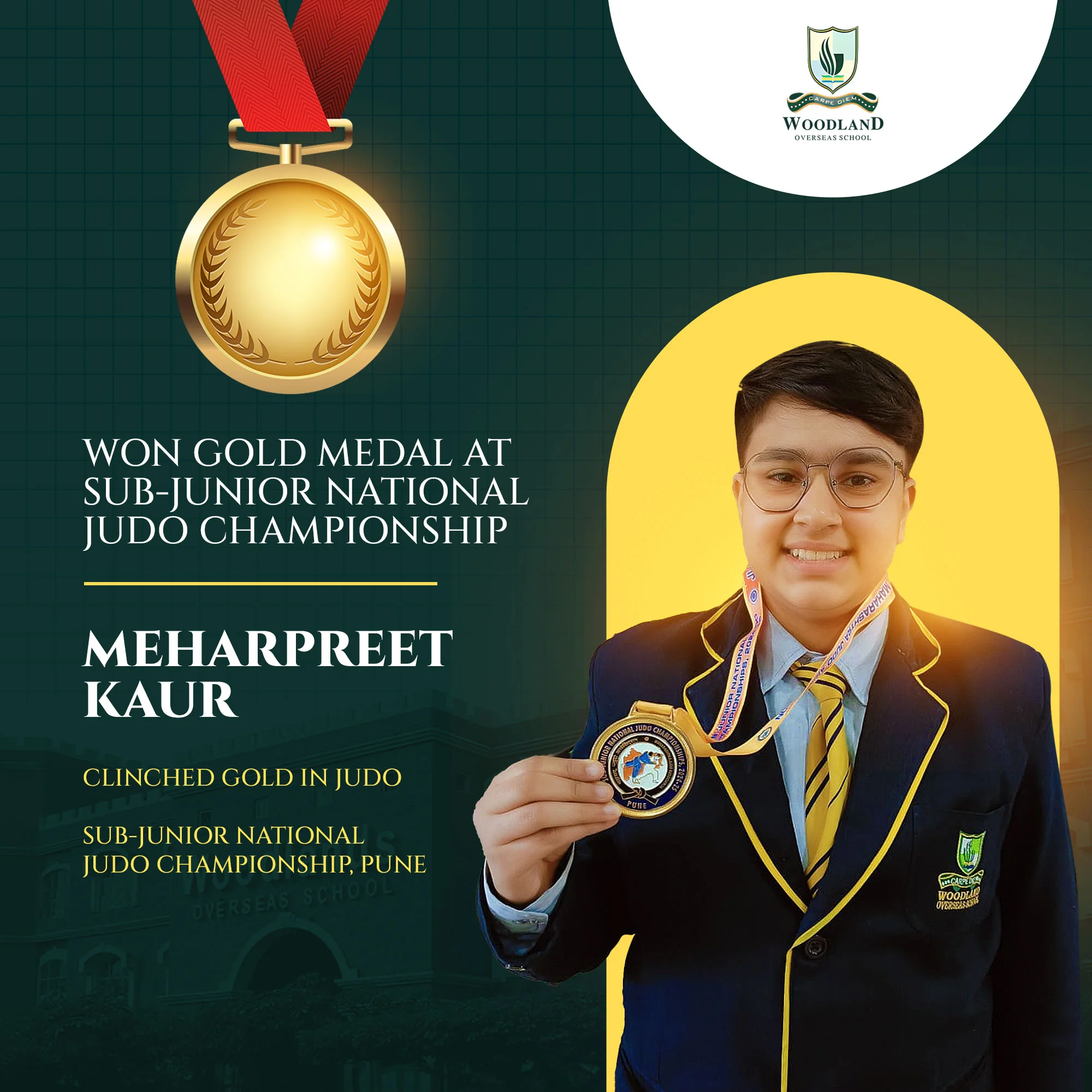 Meharpreet Kaur, Woodland Overseas School