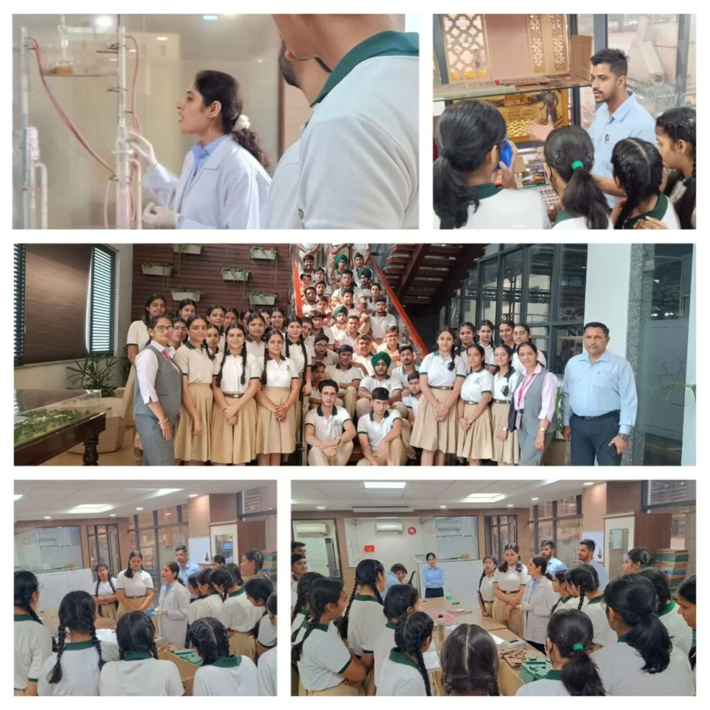Woodland Overseas School students industrial visit