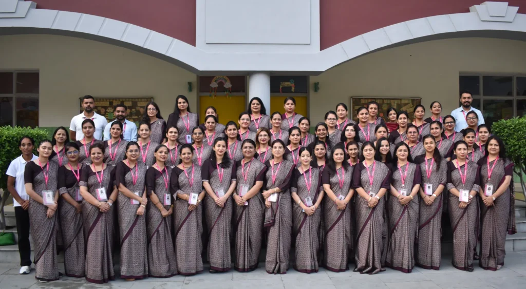 Woodland Overseas School educators group photo